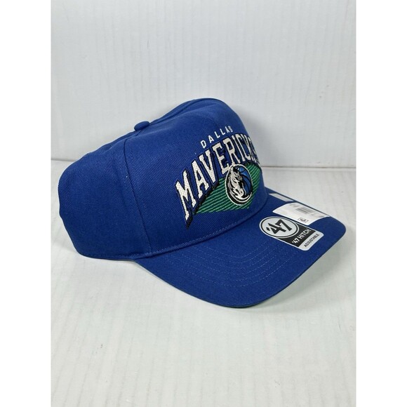 47 Brand Dallas Mavericks Pomona Hitch Royal Blue Adjustable Snapback Hat Cap - Picture 3 of 5